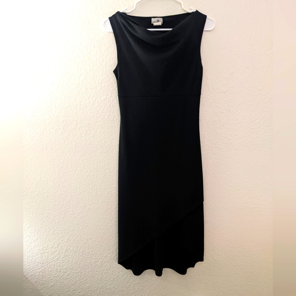 Black Sleeveless Cocktail Dress